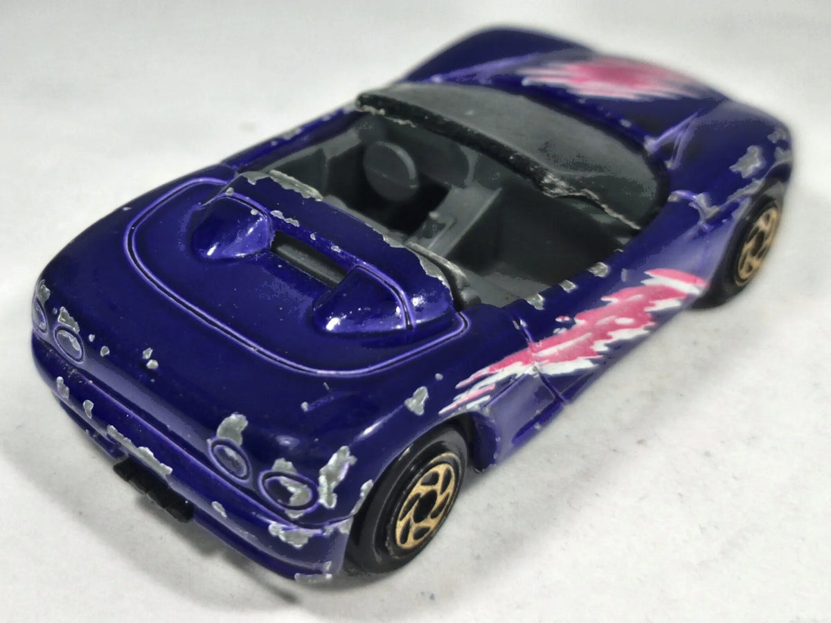 Chevrolet Corvette Sting Ray Matchbox 1994 1:64 Luzak Fioletowy – zdjęcie 3