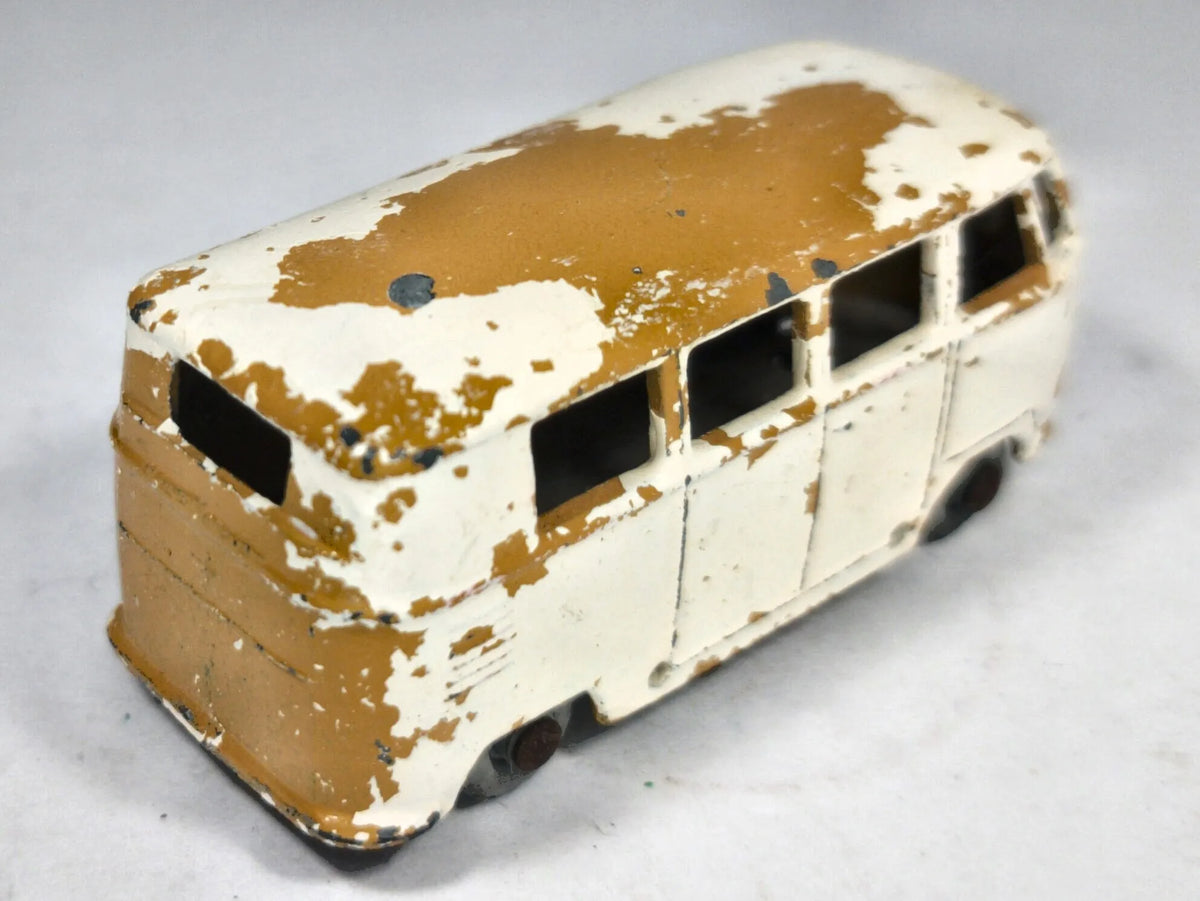 Volkswagen Microbus Type 2 T1 Tootsie Toy '50 Biały 1:68 Made in Usa – zdjęcie 3