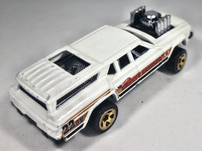 CRUISE BRUISER #22, Hot Wheels 2015, Die cast 1 N, Biały, 1:64, Resoraki – zdjęcie 3