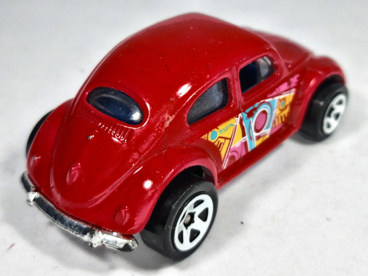 VOLKSWAGEN BEETLE (GARBUS) Hot Wheels 1998 Czerwony 1:64 – zdjęcie 3