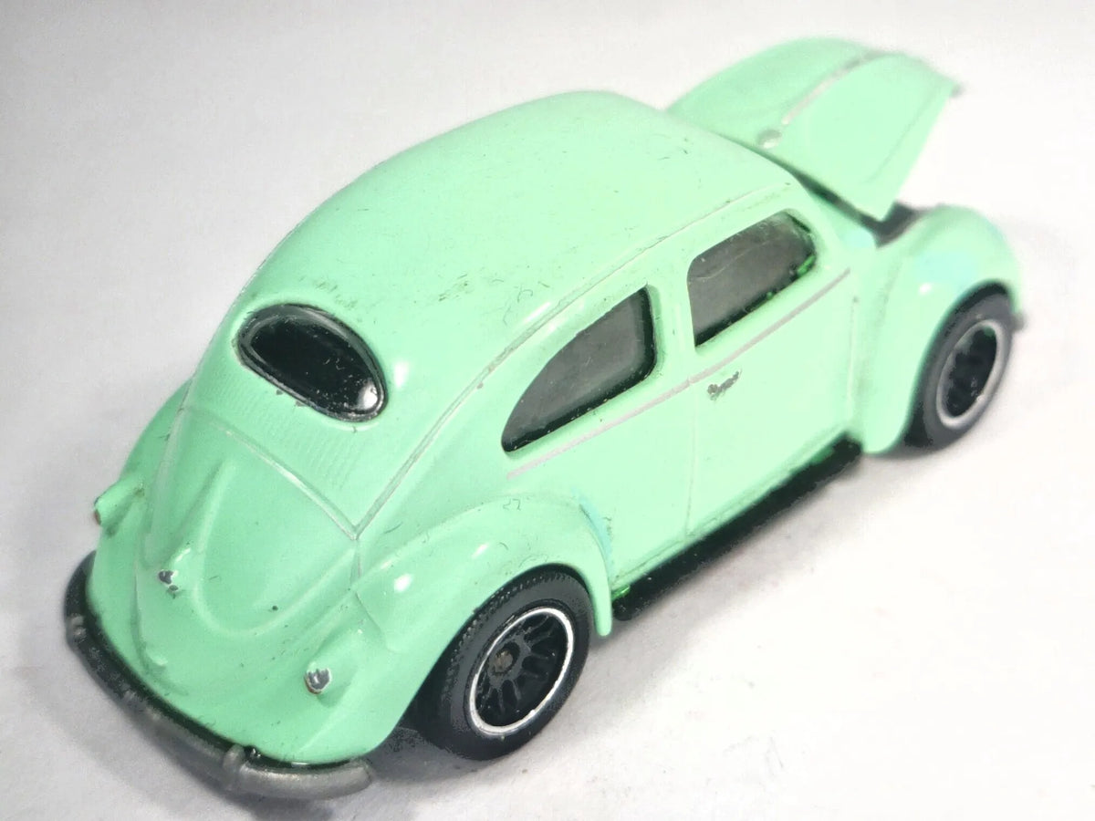 VW BEETLE, Majorette, Die cast 241A, Miętowy, 1:64, Resoraki – zdjęcie 3