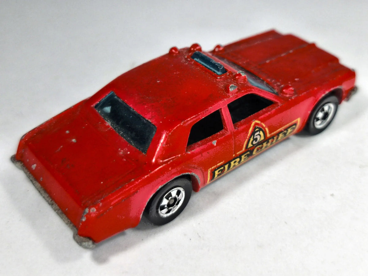 DODGE BLACKWAL FIRE CHIEF Straż pożarna Hot Wheels 1977 Czerwony 1:64 – zdjęcie 3
