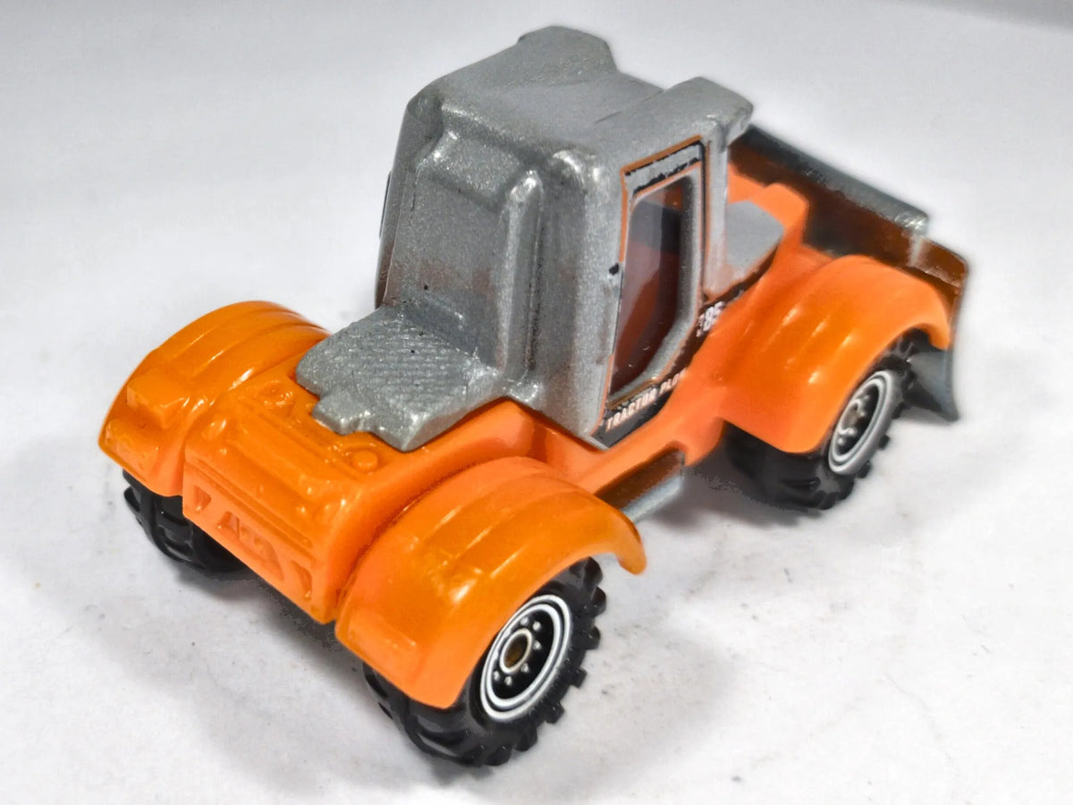 Tractor Plow Matchbox 1:64 Buldożer 365 Luzak Pomarańczowy Plowverizer – zdjęcie 3