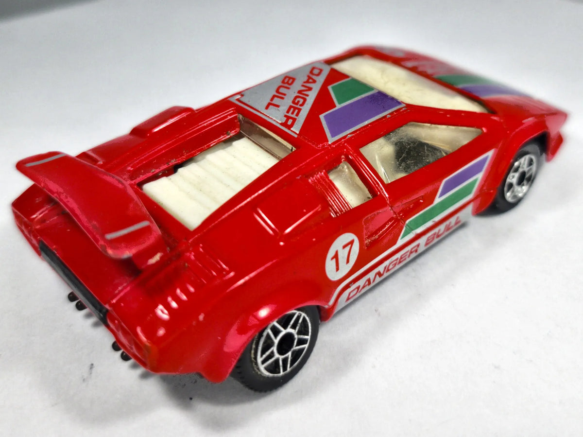 LAMBORGHINI COUNTACH, Yatming, Die cast YM9131, Czerwony, 1:41, Resoraki – zdjęcie 3