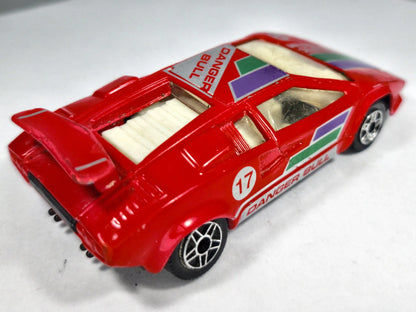 LAMBORGHINI COUNTACH, Yatming, Die cast YM9131, Czerwony, 1:41, Resoraki – zdjęcie 3