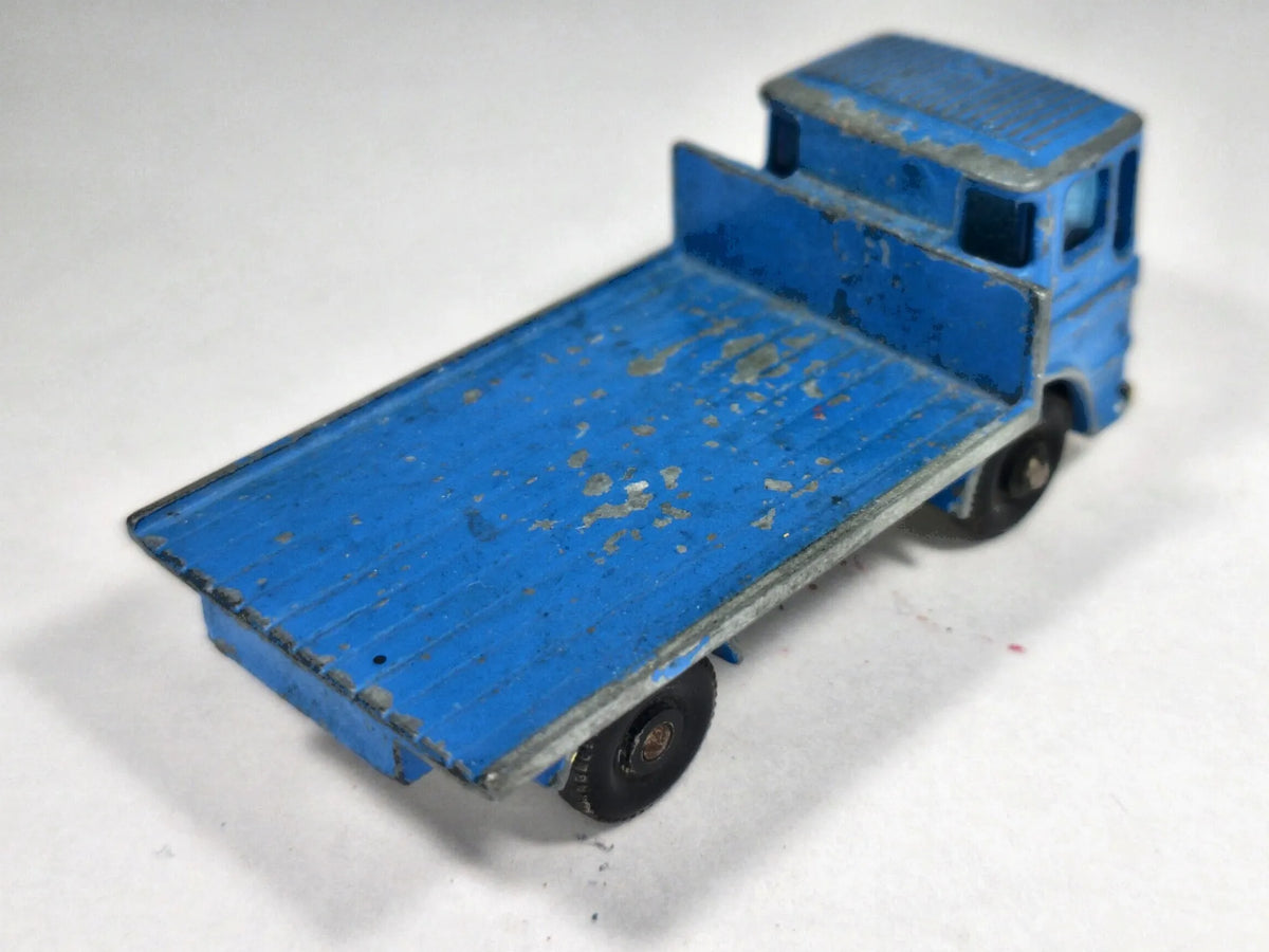 SITE HUT TRUCK, LEYLAND Matchbox 1973 NO.60 Niebieski 1:87 – zdjęcie 3
