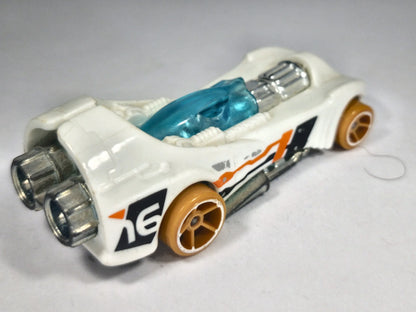 POWER ROCKET, Hot Wheels 2014, Die cast CDV46, Biały, 1:64, Resoraki – zdjęcie 3