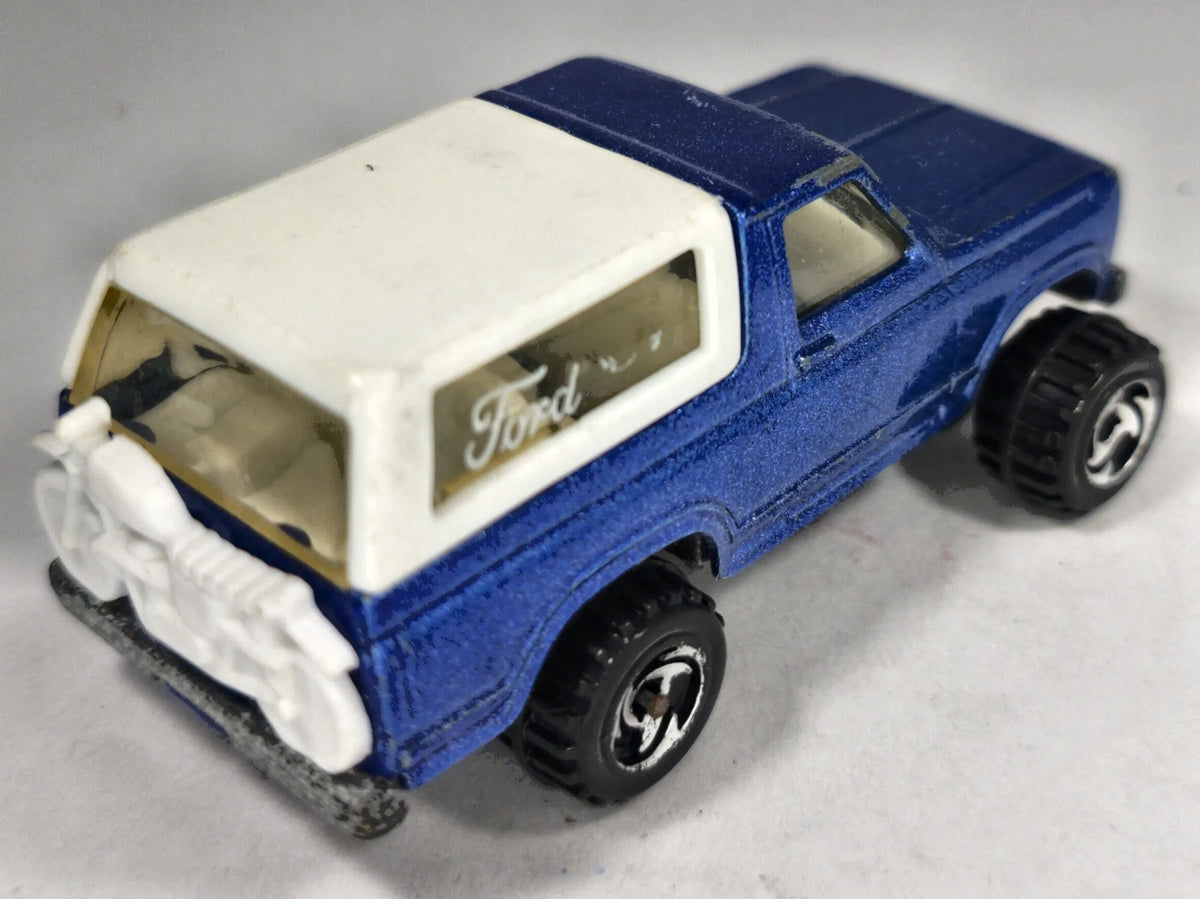 FORD BRONCO Hot Wheels 1980 Niebieski 1:55 2xMetal – zdjęcie 3