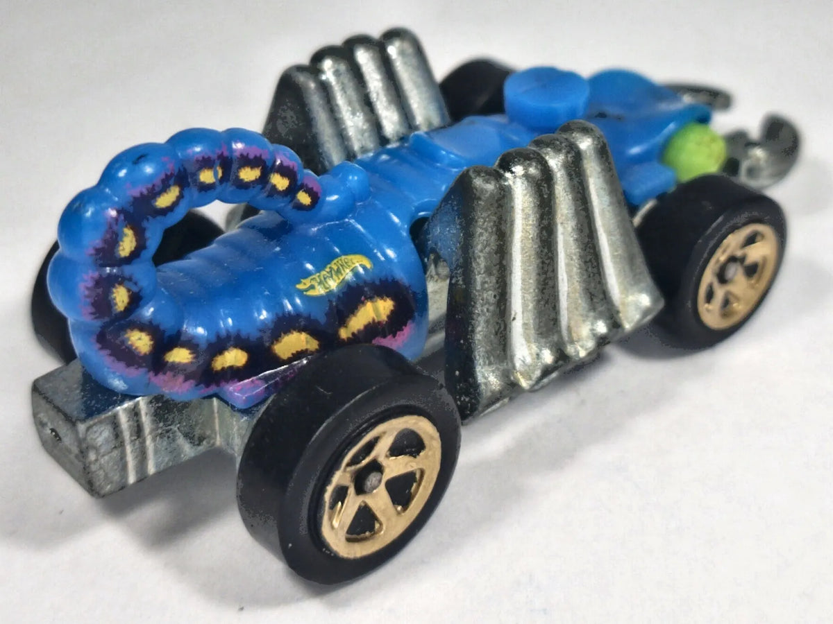 Eevil Weevil, Hot Wheels 2010, Die cast 2062, Niebieski, 1:64, Resoraki – zdjęcie 3