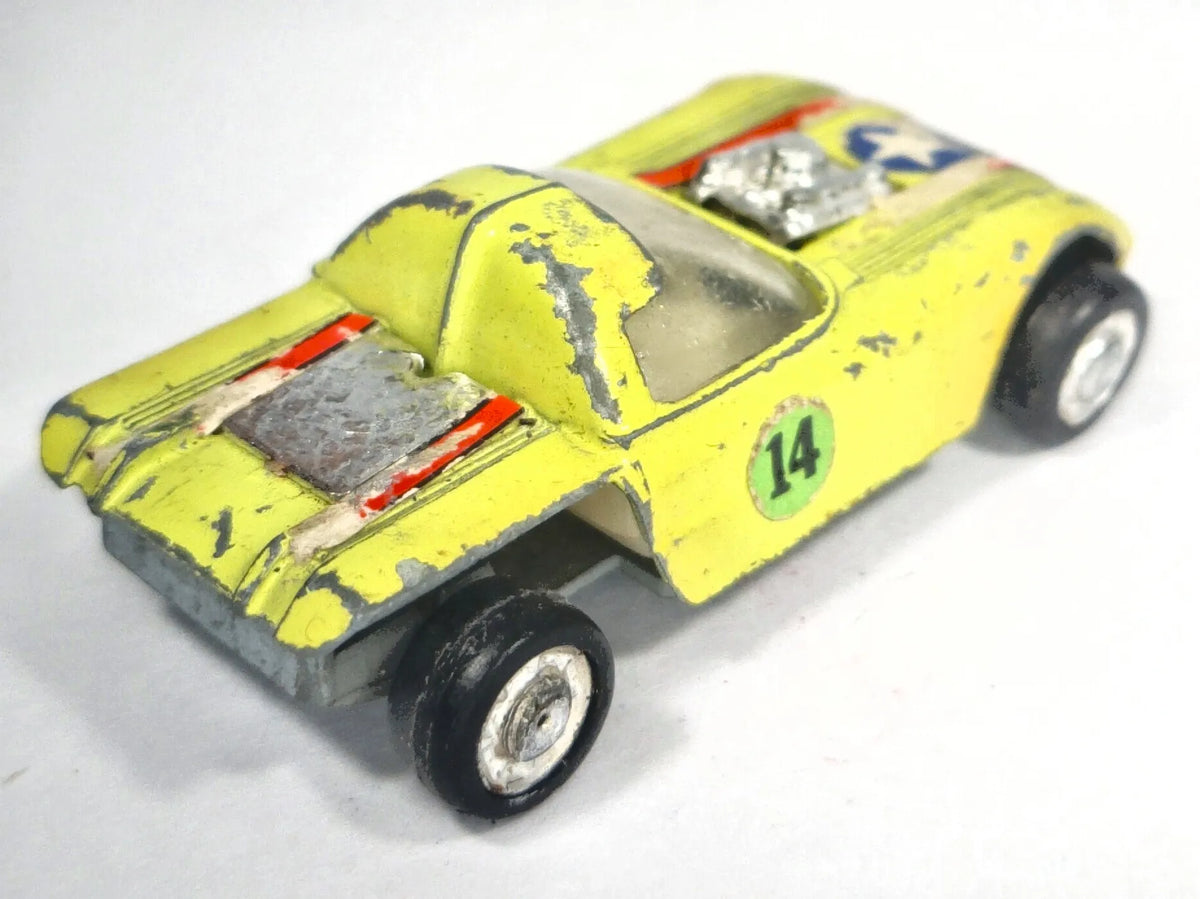 TORNADO, Dyna-Wheels (ZEE Zylmex), Vintage Die cast D14 Żółty 1:64 Resoraki – zdjęcie 3