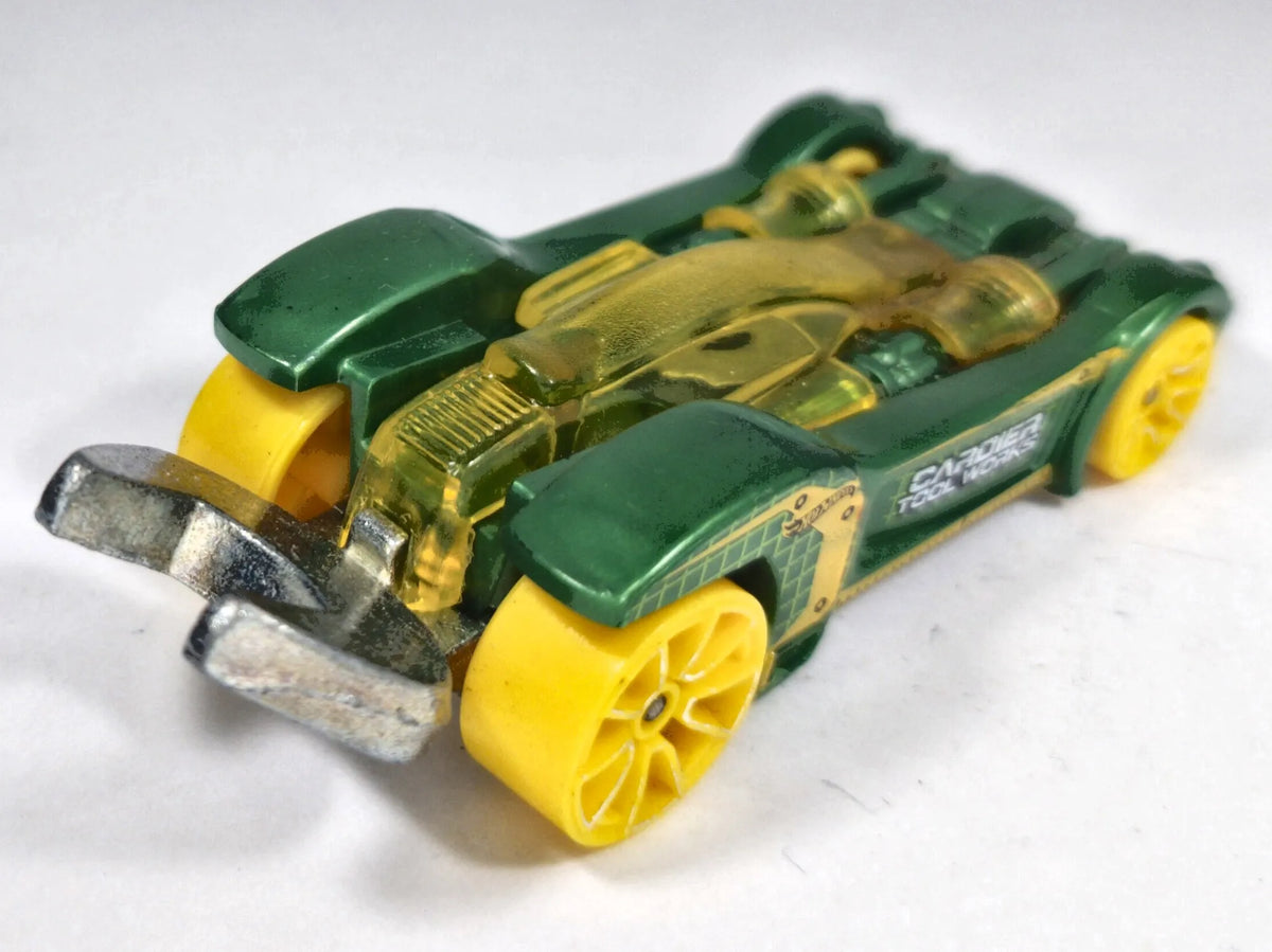 Tooligan Hot Wheels 2009 HW Tools 1:64 Cardier Luzak Zielony – zdjęcie 3