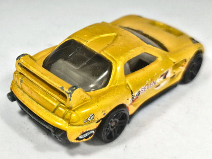24/Seven Hot Wheels 2007 New Models 1:64 Luzak Żółty – zdjęcie 3