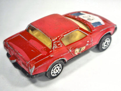 TRIUMPH TR7, Corgi Juniors, Made in Gt Britain, Die cast, Czerwony, 1:64 – zdjęcie 3