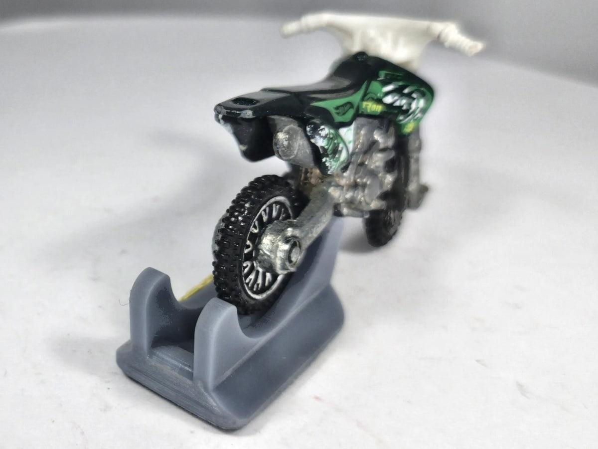 Hw450F Hot Wheels 1:64 Motocykl Czarny Off-Road Motocykl Crossowy – zdjęcie 3