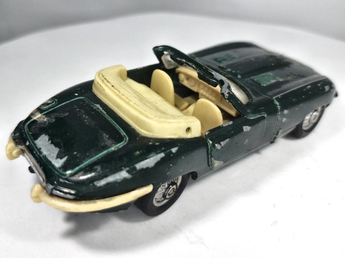 Jaguar E Cabriolet Maisto 1:38 Luzak Zielony – zdjęcie 3