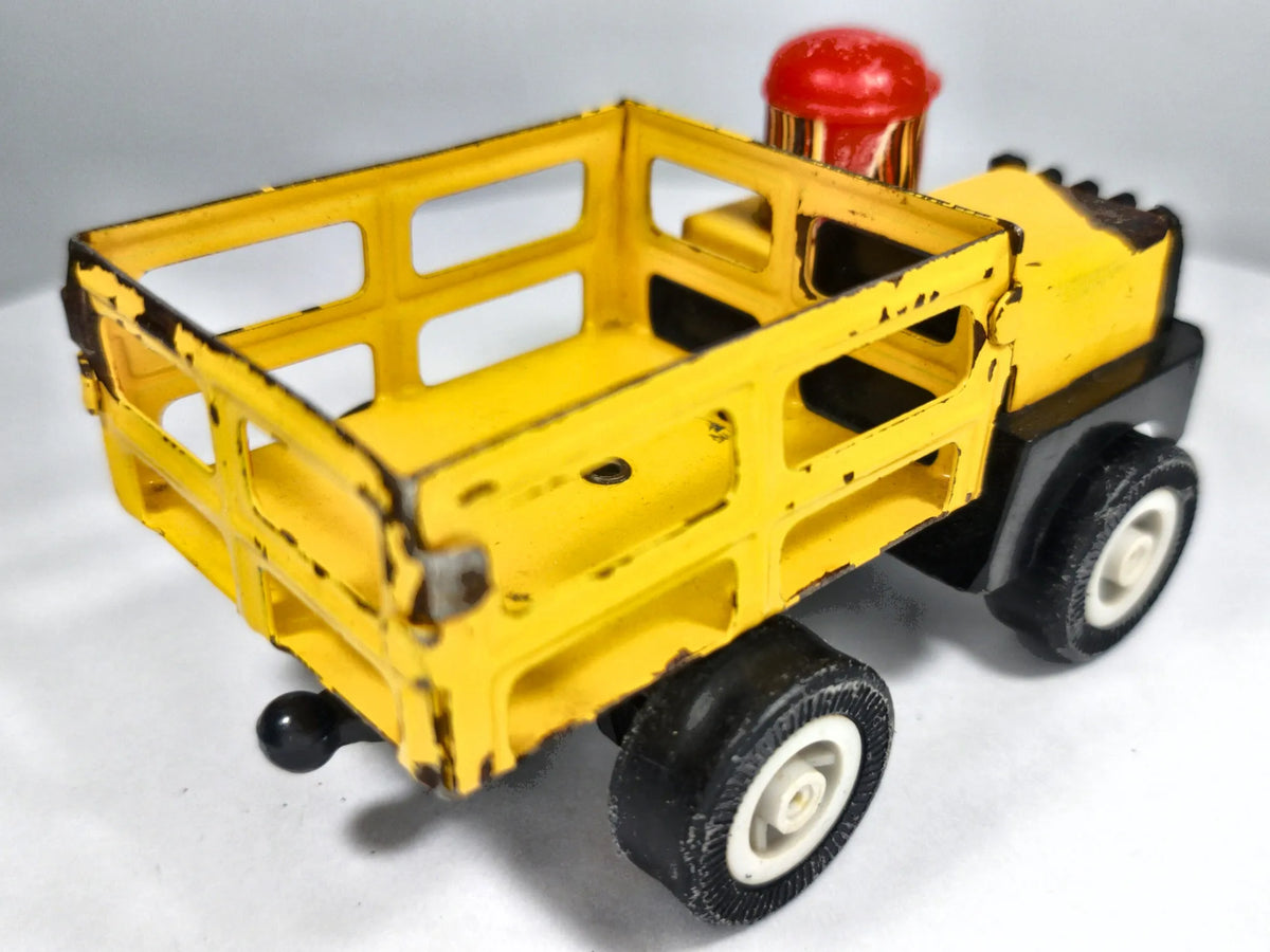 ZABYTKOWY BLASZAK WYWROTKA, Kosto 1970, Made in France, Żółty, 1:43 – zdjęcie 3