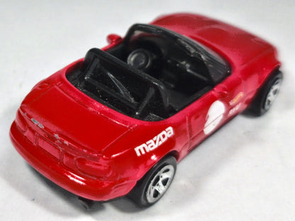 '91 Mazda MX-5 Miata Hot Wheels 2018 Mainline 1:64 Luzak Czerwony – zdjęcie 3