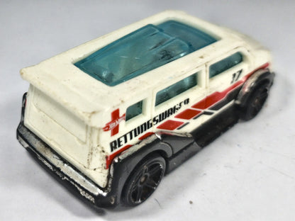 Speedbox Hot Wheels 2012 HW CITY 1:64 17 Luzak Biały Ambulans – zdjęcie 3