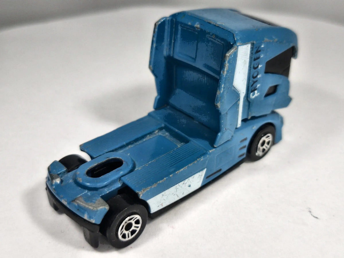 Ciągnik Siodłowy Cryogen System Majorette Niebieski 1:86 – zdjęcie 3