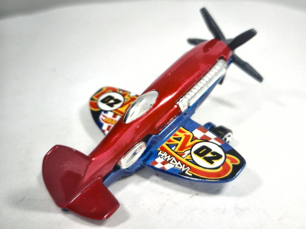 MAD PROPZ, SAMOLOT, Hot Wheels 2004, Die cast C2719, Resoraki, 1:64 – zdjęcie 3