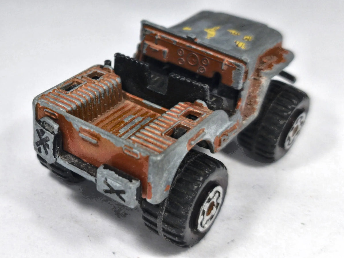 4X4 Jeep Matchbox 1981 1:64 Jeep Luzak Szary – zdjęcie 3