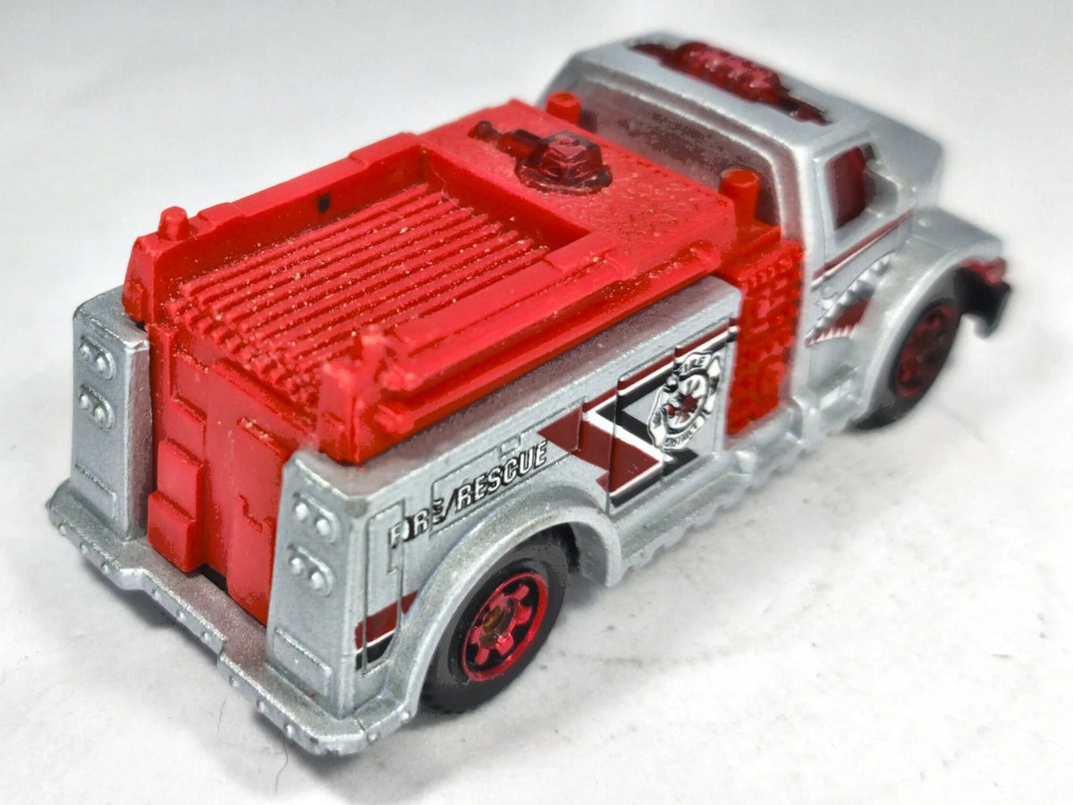 Highway Rescue Fire Truck Matchbox 2002 1:64 Wóz strażacki Straż pożarna – zdjęcie 3