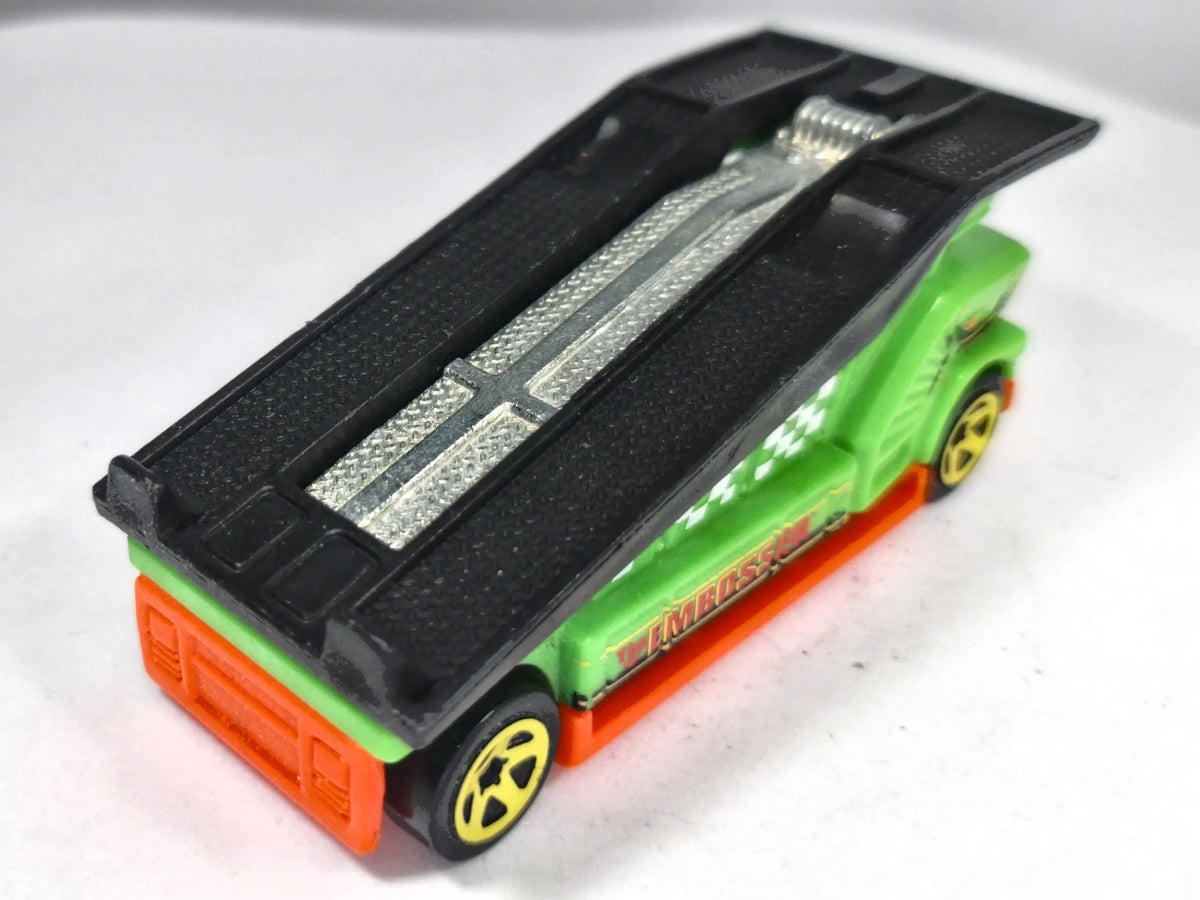The Embosser Hot Wheels 2016 Experimotors 1:64 Luzak Zielony – zdjęcie 3