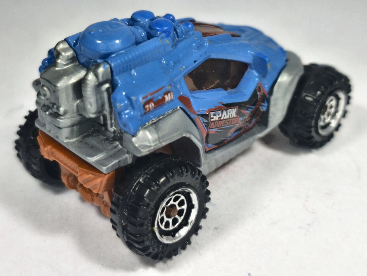 SAND SHREDDER, Spark Arrestor, Matchbox 2014, Die cast MB963 Niebieski 1:64 – zdjęcie 3