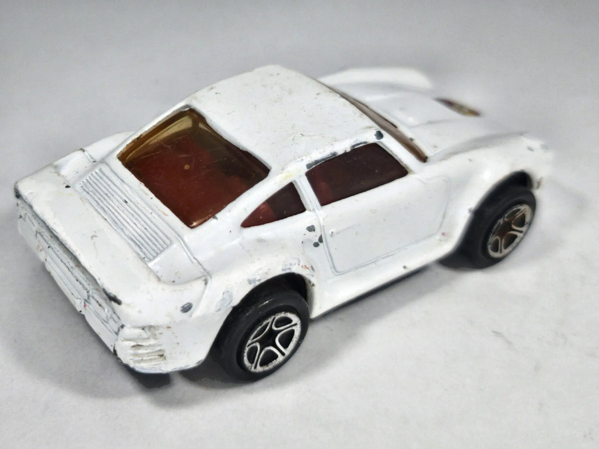 Porsche 959 Matchbox 1986 Biały 1:58 – zdjęcie 3