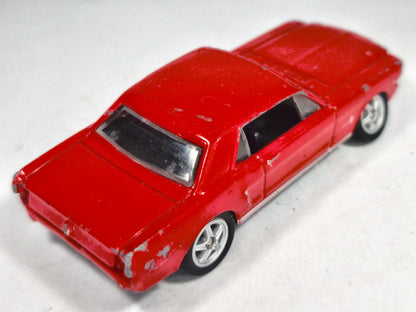 1964-1/2 FORD MUSTANG, Welly, Die cast NO 52262, Czerwony, 1:60, Resoraki – zdjęcie 3