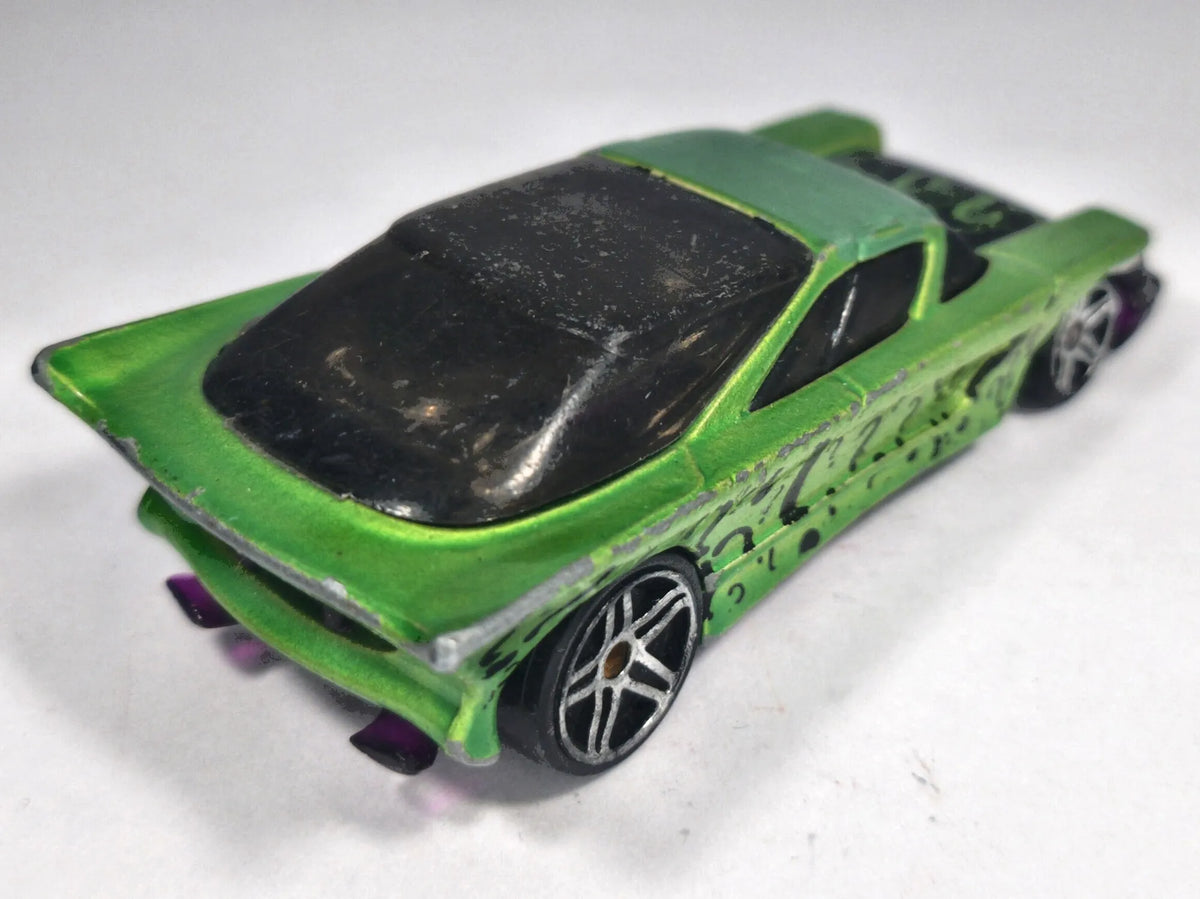 NOMADDER WHAT, Hot Wheels 2004, Die cast, Zielony, 1:64, Resoraki – zdjęcie 3