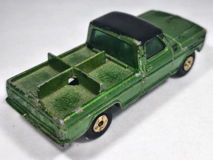 FORD KENNEL TRUCK, Matchbox 1968, Made in England, NO 50, Zielony, 1:64 – zdjęcie 3