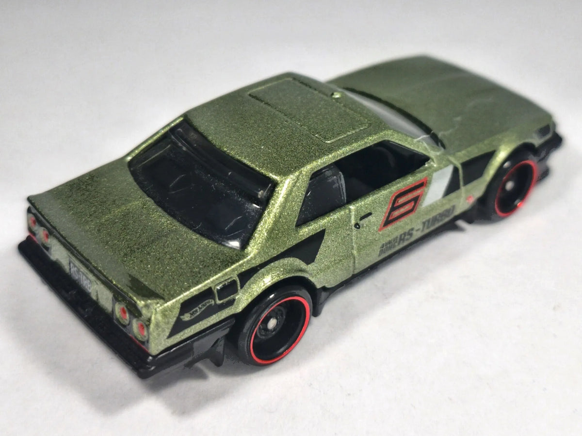 1982 NISSAN SKYLINE R30, Hot Wheels 2017, Die cast FJV44, Zielony, 1:64 – zdjęcie 3