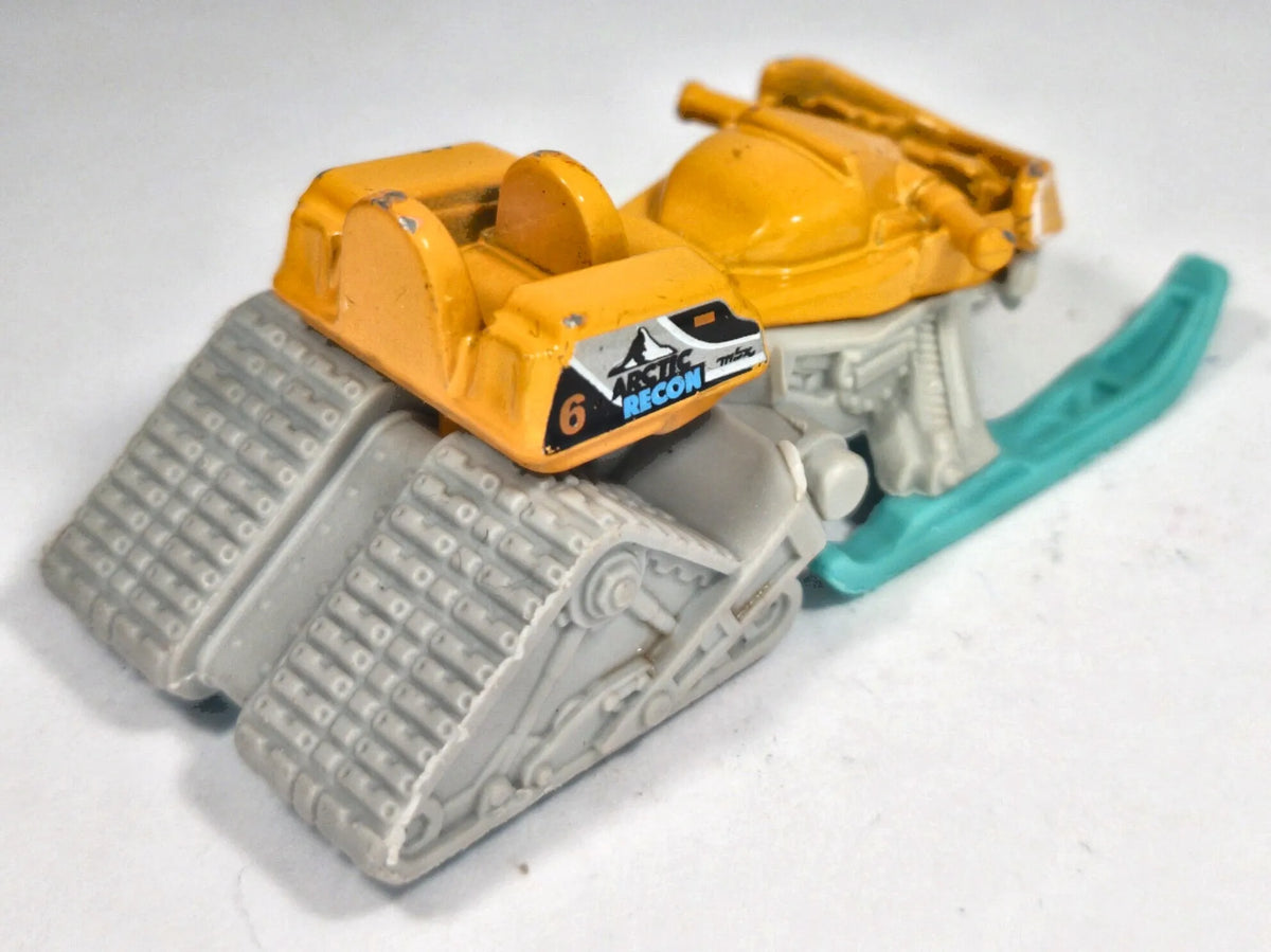 SNOW RIPPER, Arctic Recon, Matchbox 2014 Die cast MB922 Żółty 1:64 Resoraki – zdjęcie 3