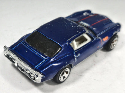 '70 Camaro Hot Wheels 2011 1:64 07 Luzak Niebieski – zdjęcie 3