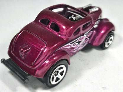 Pass'N Gasser Hot Wheels 2007 Mainline 1:64 Hot Rod Luzak Fioletowy – zdjęcie 3