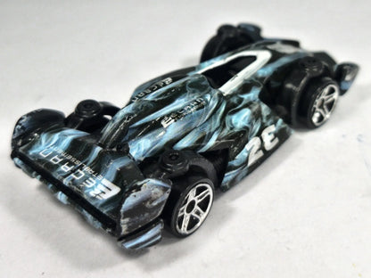 X RACE CAR GRAY GHOST Hot Wheels 2008 Czarny 1:64 – zdjęcie 3