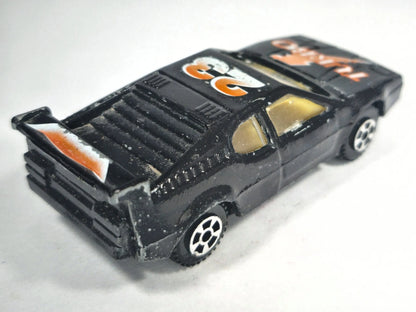 Jak BMW M1 z 1982, High Speed, Die cast M3, TURBO 23, Czarny 1:64, Resoraki – zdjęcie 3
