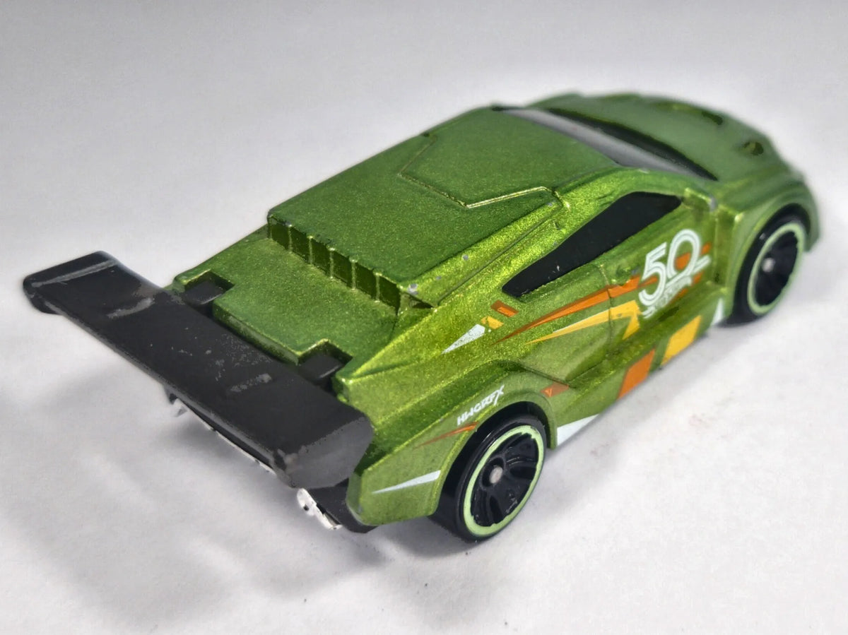 LOOP COUPE, HW LEGENDS, Hot Wheels 2012-22, Die cast X1649, Zielony, 1:64 – zdjęcie 3