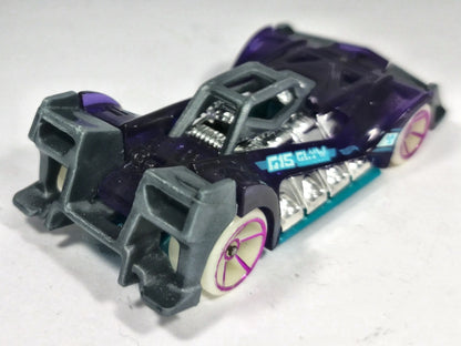 Voltage Spike Hot Wheels 2004 1:64 FASTER Luzak Fioletowy – zdjęcie 3