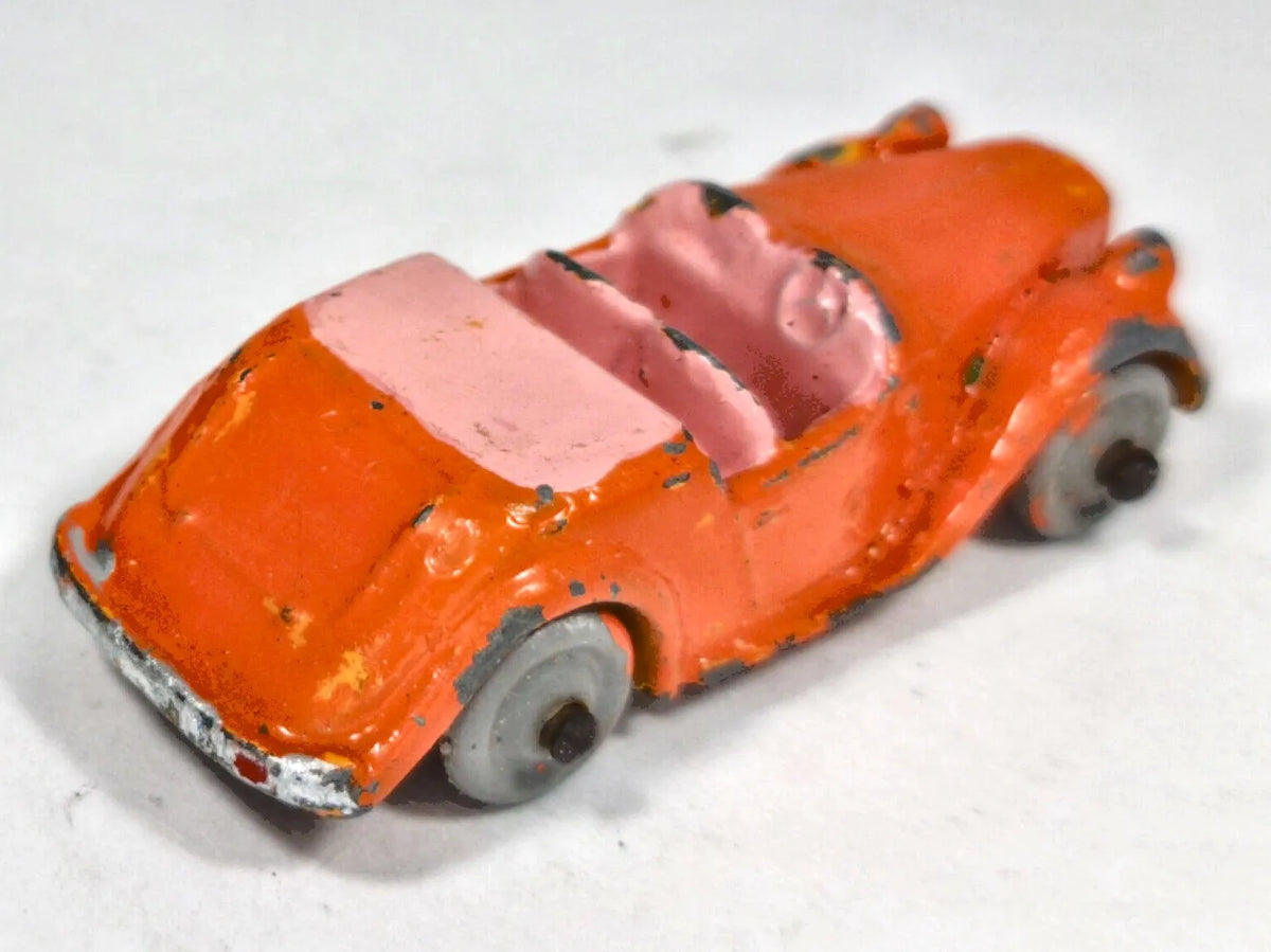 SINGER ROADSTER Dinky Toys 1954 Pomarańczowy 1:72 Made in United Kingdom – zdjęcie 3