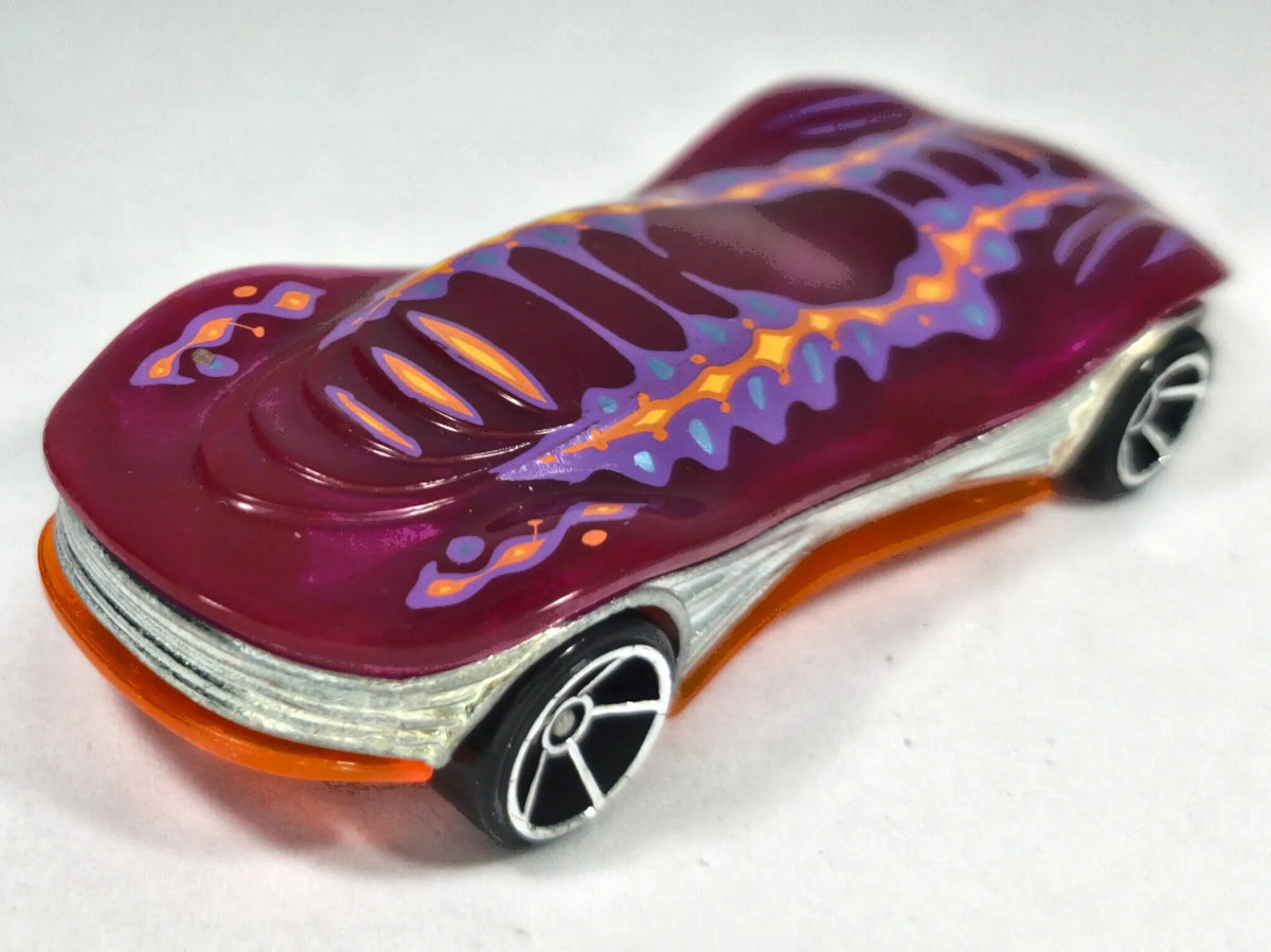 Clear Speeder Hot Wheels 2014 X-Raycers 1:64 Luzak Fioletowy – zdjęcie 3