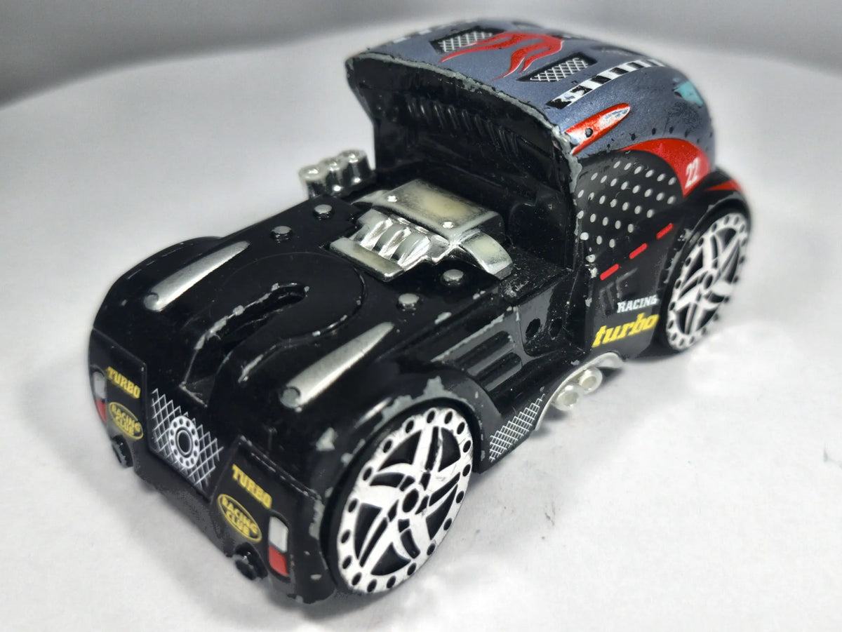 DYNA SPEED RACING TURBO, Realtoy, Die cast 090415, Czarny, 1:64, Resoraki – zdjęcie 3