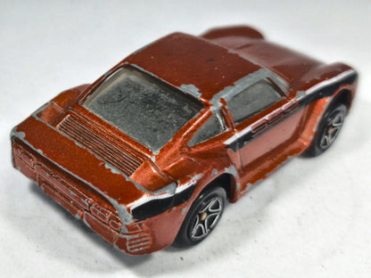 Porsche 959 Matchbox 1986 1:53 Made in France Luzak Brązowy – zdjęcie 3