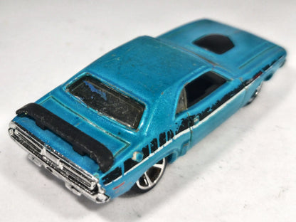 Dodge Challenger 1971 Hot Wheels 2005 1:64 Luzak Muscle Car Custom Model – zdjęcie 3