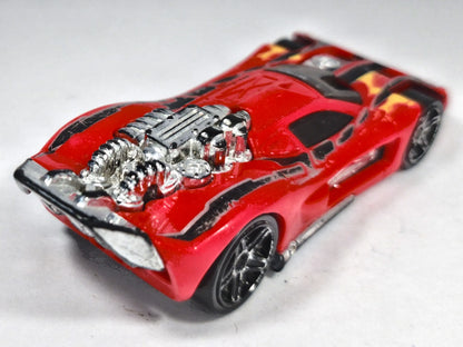 Spine Buster Hot Wheels 2006 1:64 Luzak Czerwony – zdjęcie 3
