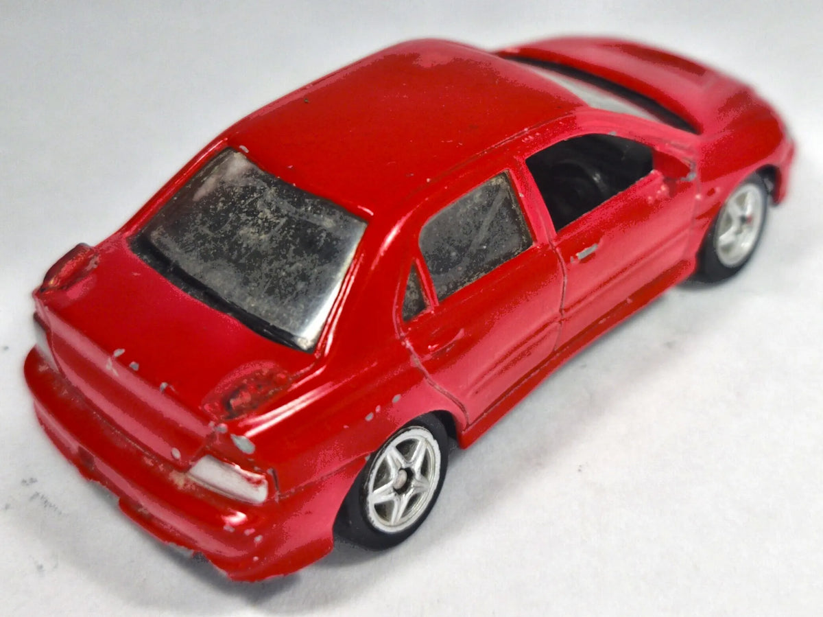 MITSUBISHI LANCER EVOLUTION VIII, Welly, Die cast NO52258, Czerwony, 1:56 – zdjęcie 3