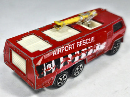 Ciężarówka Airport Rescue Corgi '80 Czerwony 1:87 Made in United Kingdom – zdjęcie 3