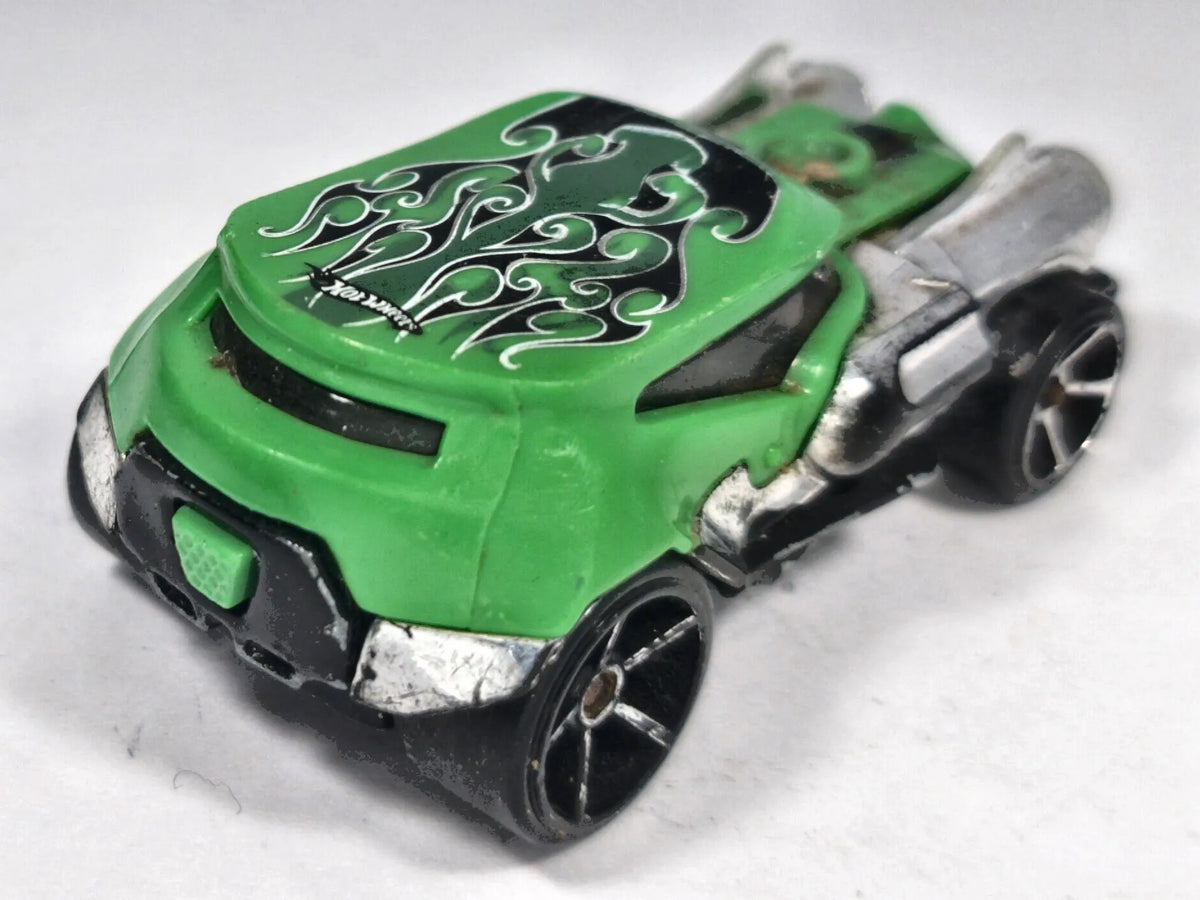 Shell Shock Hot Wheels 2006 1:64 Luzak Zielony – zdjęcie 3