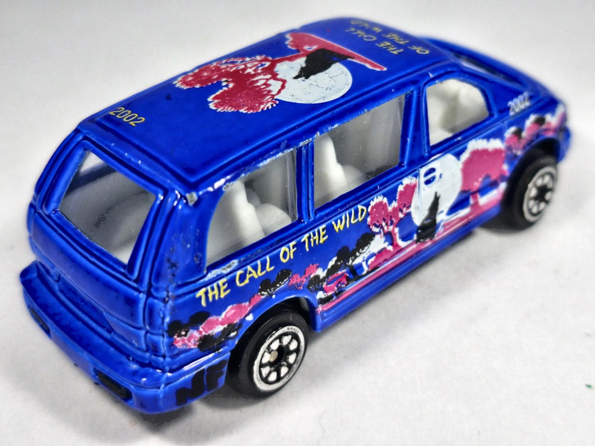 TOYOTA ESTIMA (PREVIA), Pioneer 2002, Die cast, Niebieski, 1:64, Resoraki – zdjęcie 3